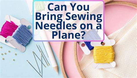 can you take embroidery needles on a plane: A Delicate Discussion on Traveling with Craft Supplies